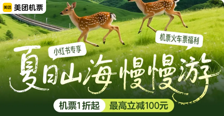 美团-机票1折起