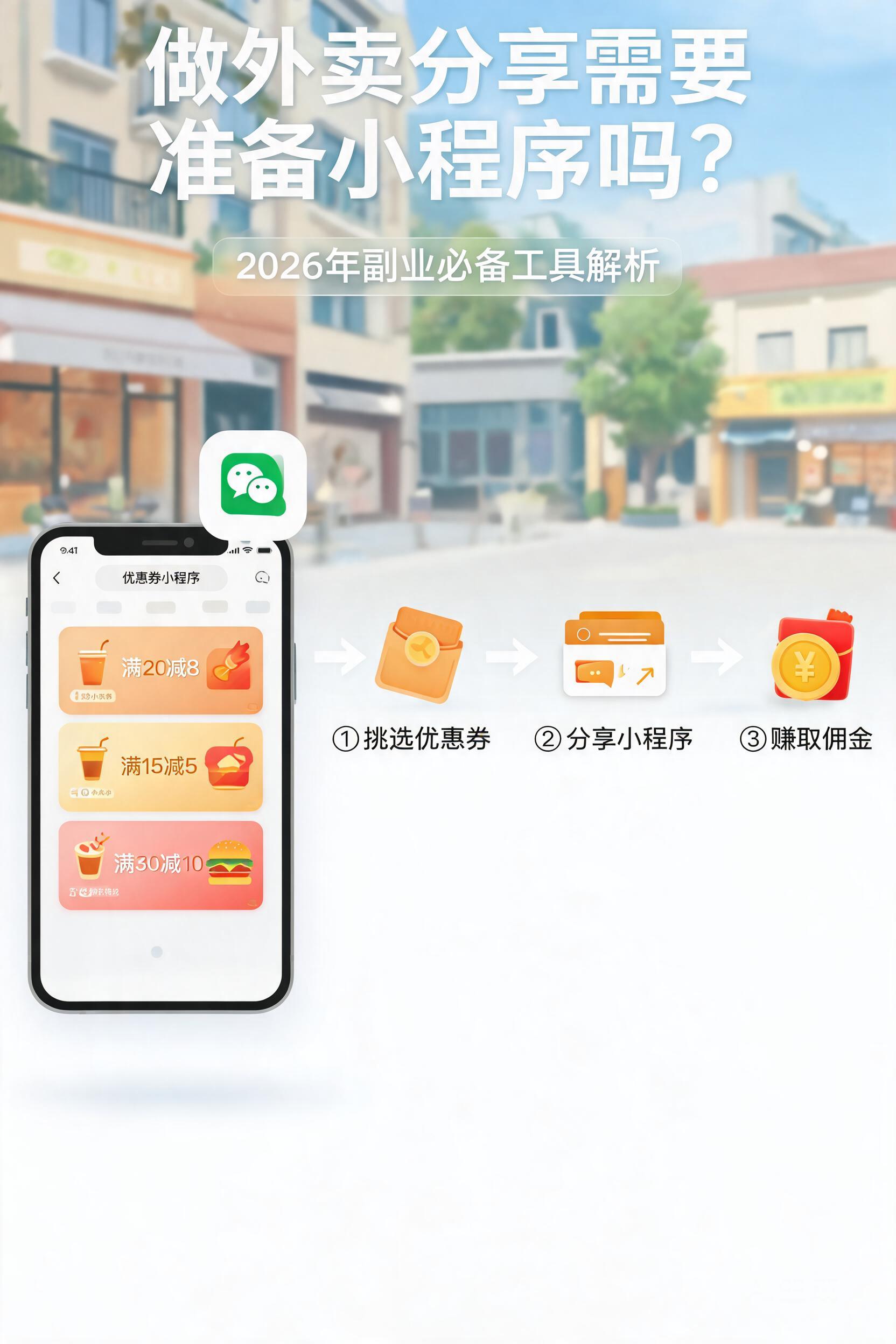 做外卖分享需要准备小程序吗