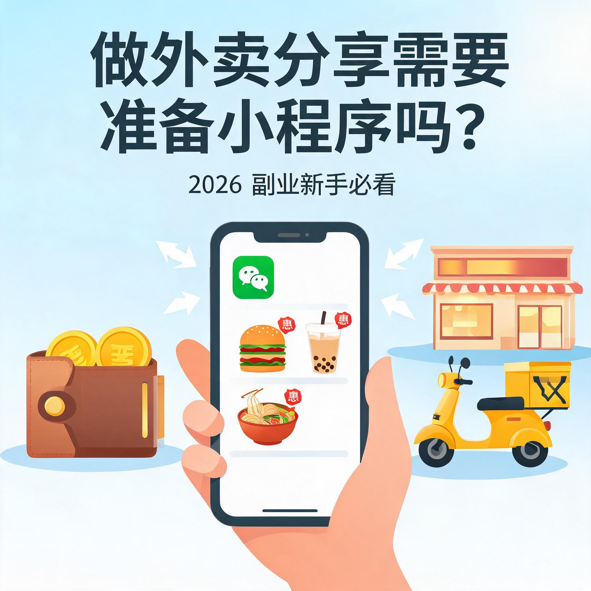 做外卖分享需要准备小程序吗