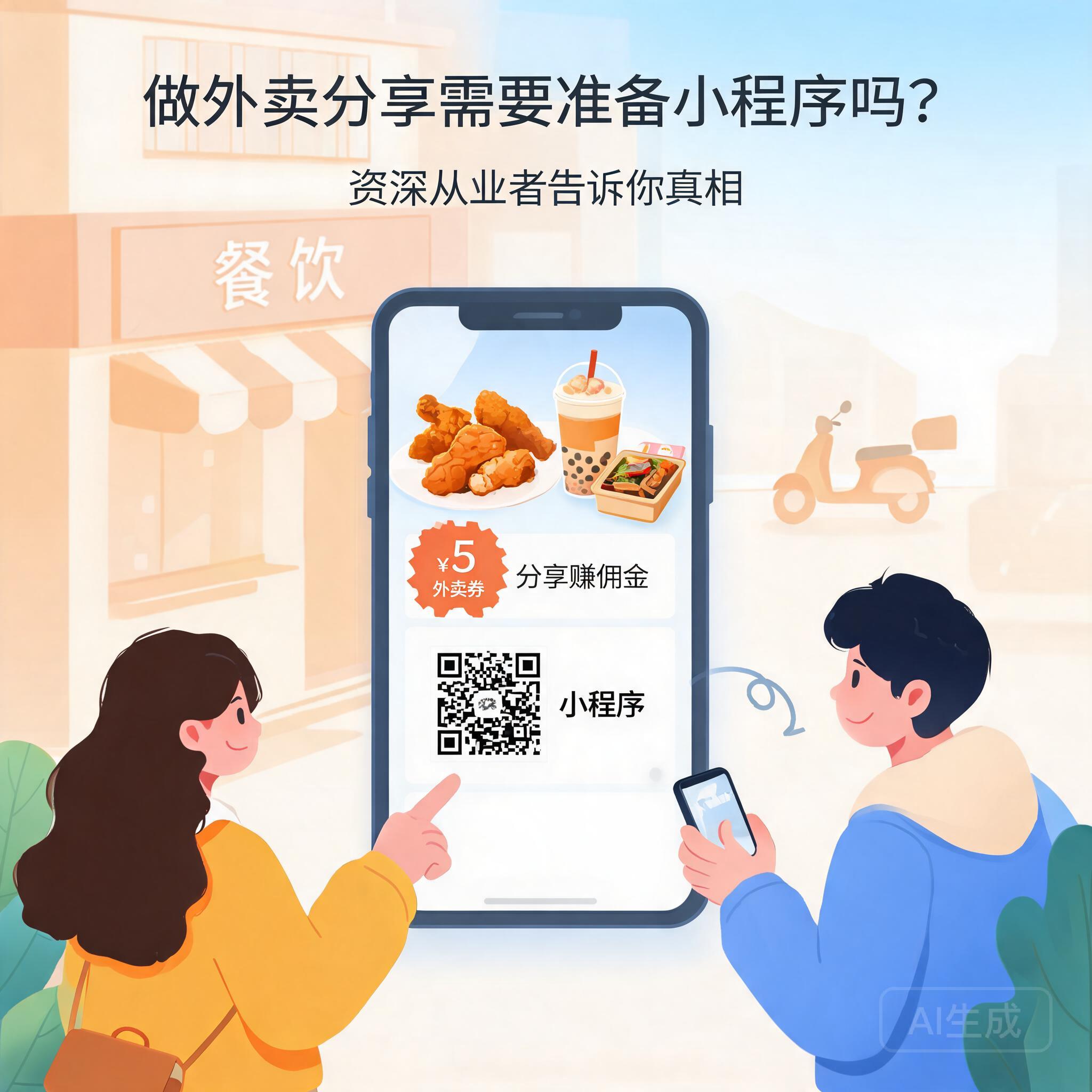 做外卖分享需要准备小程序吗