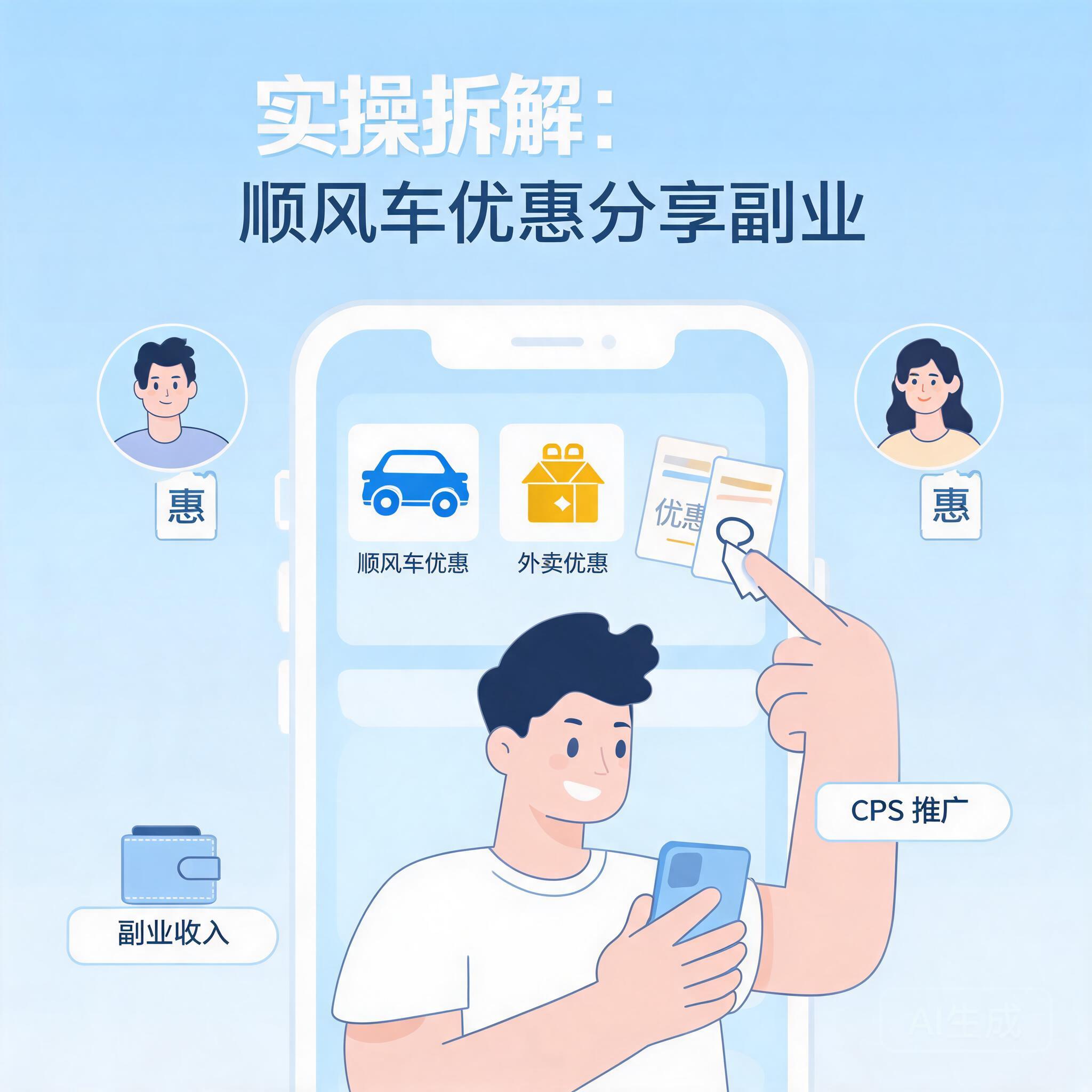 顺风车优惠分享副业