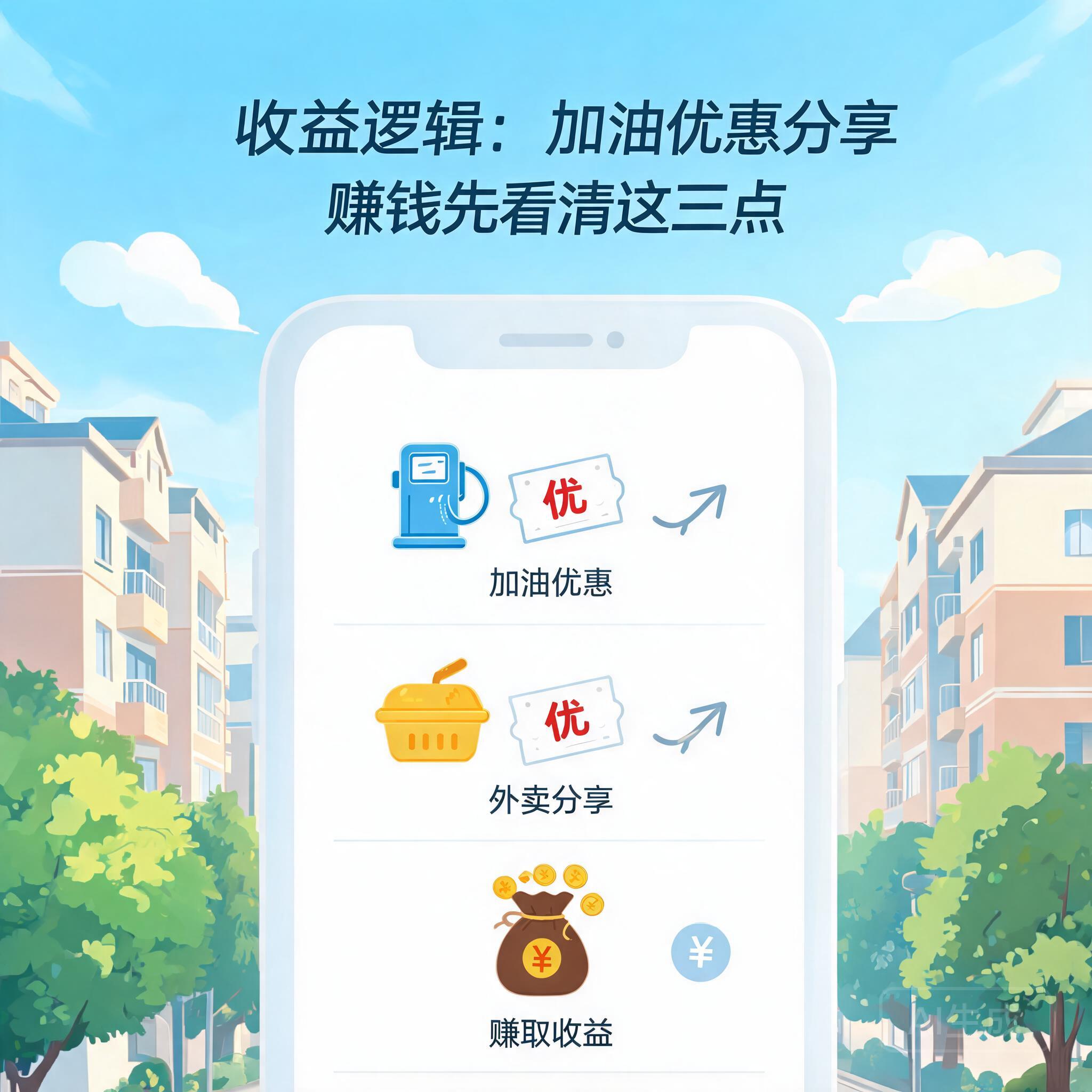 加油优惠分享赚钱