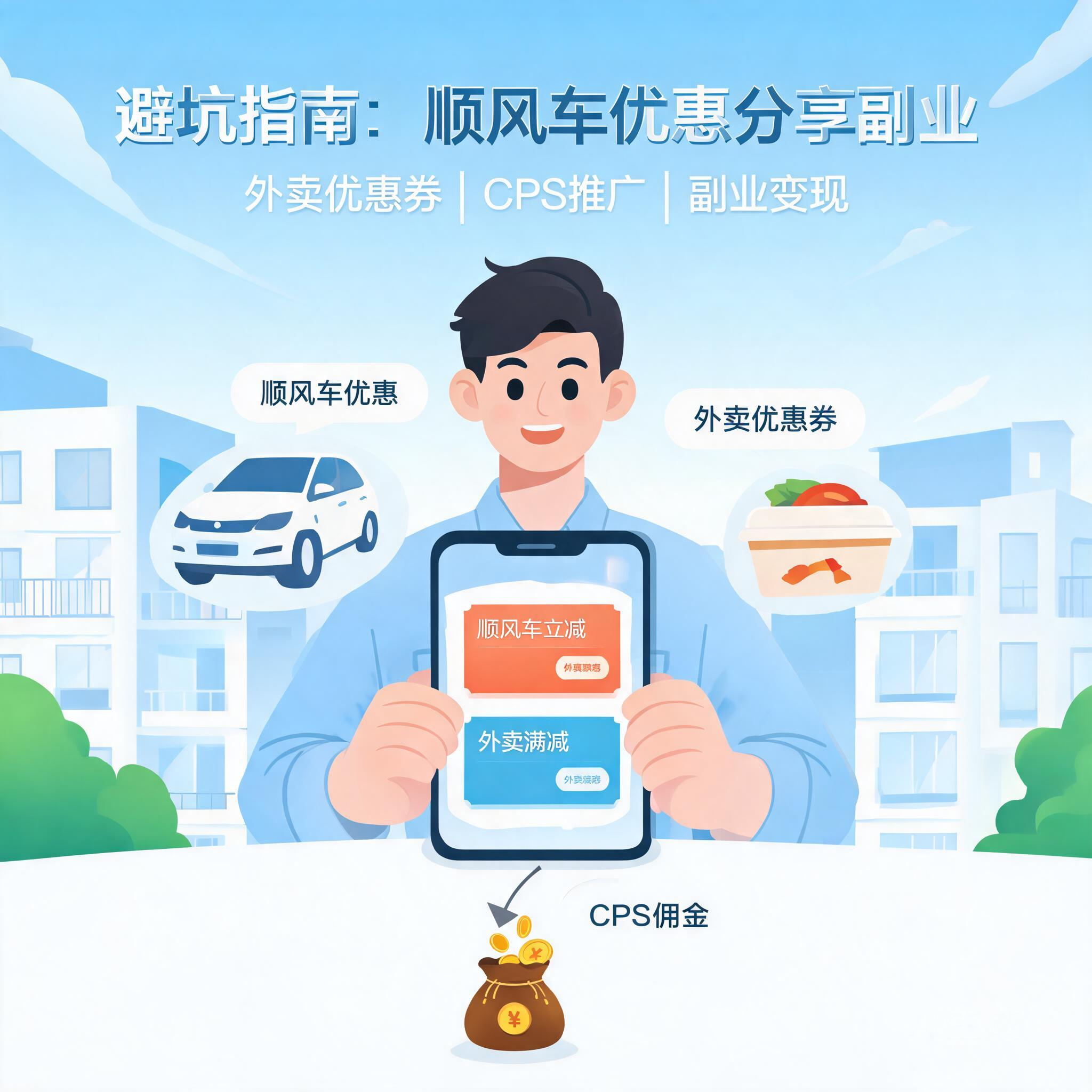 顺风车优惠分享副业