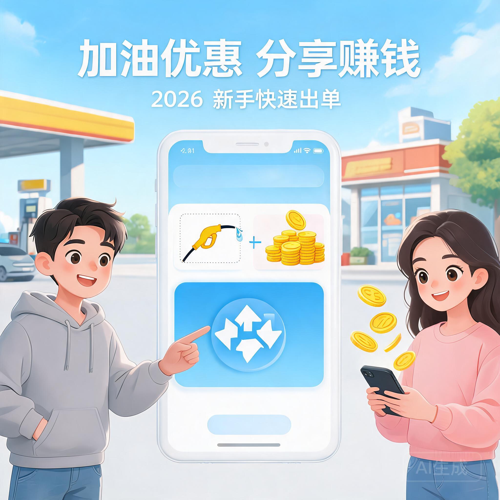 加油优惠分享赚钱
