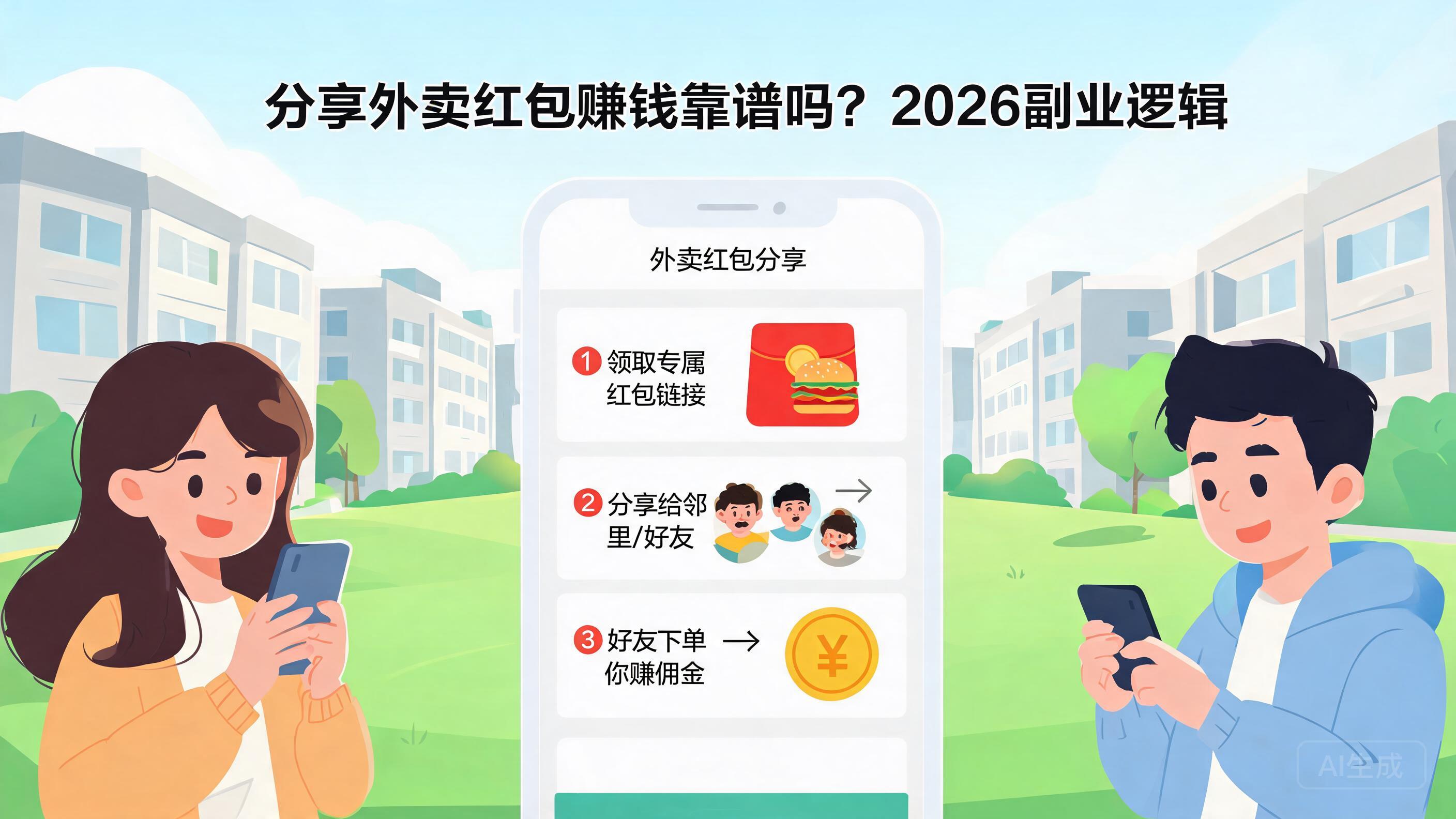 分享外卖红包赚钱