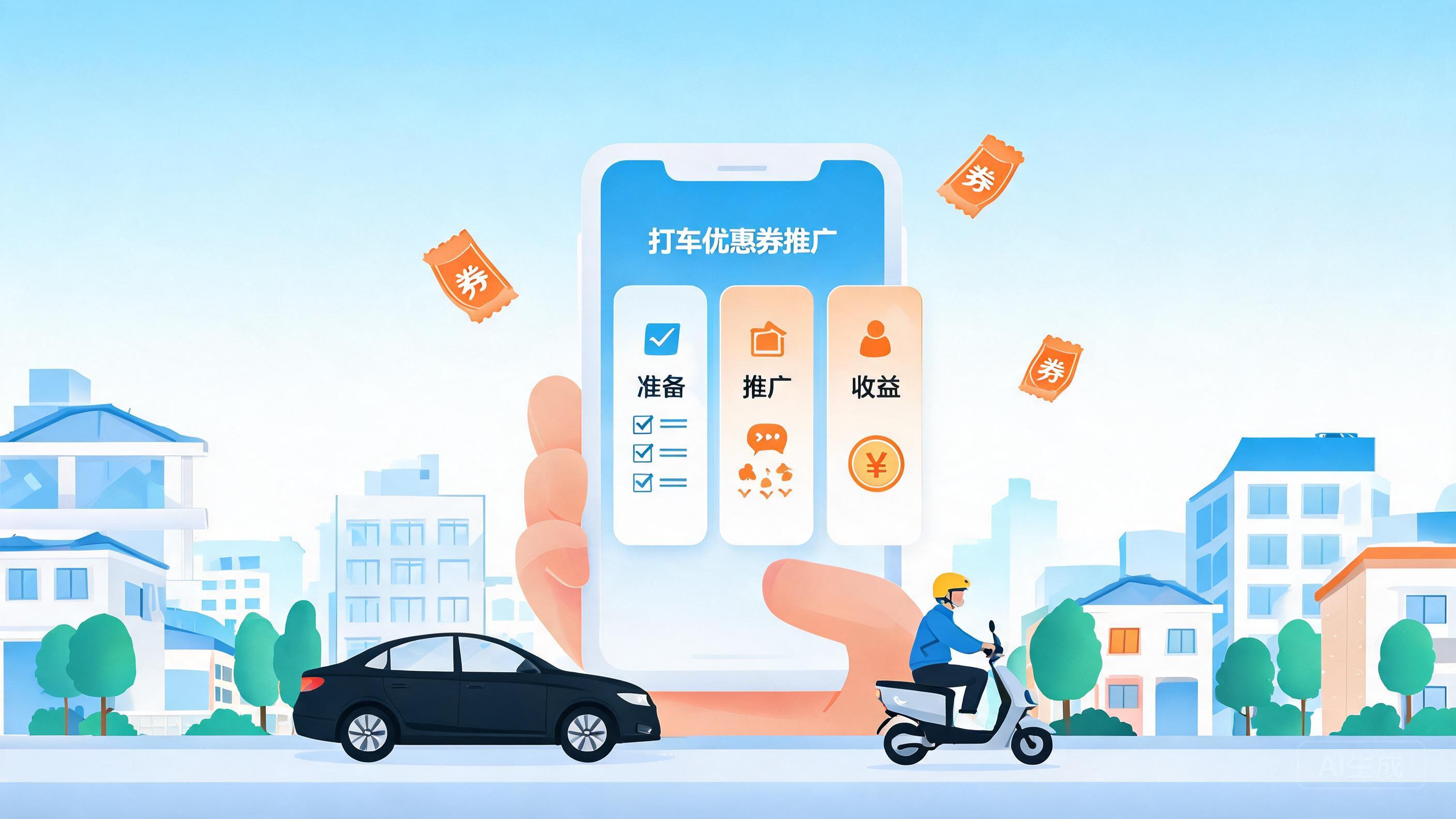 滴滴打车优惠券推广