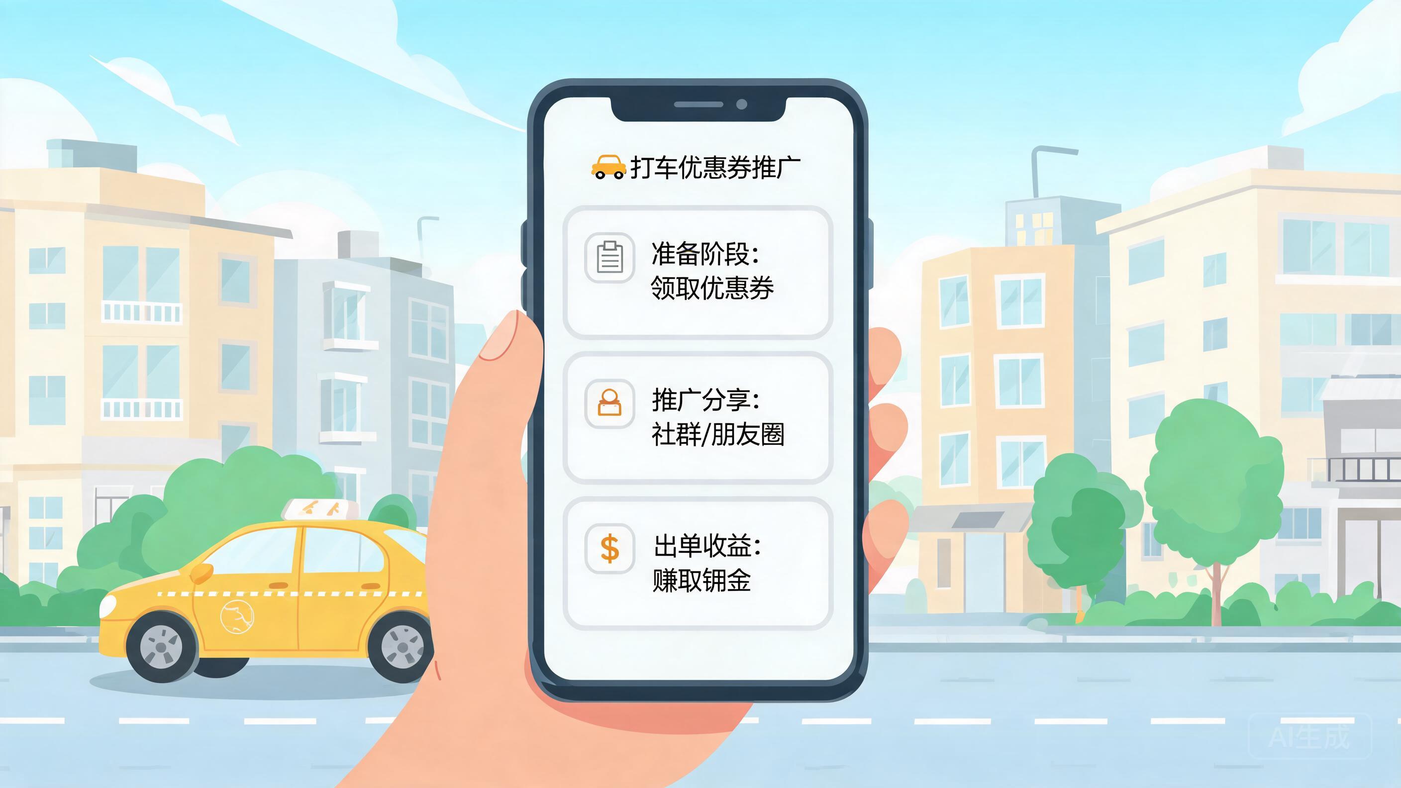 滴滴打车优惠券推广