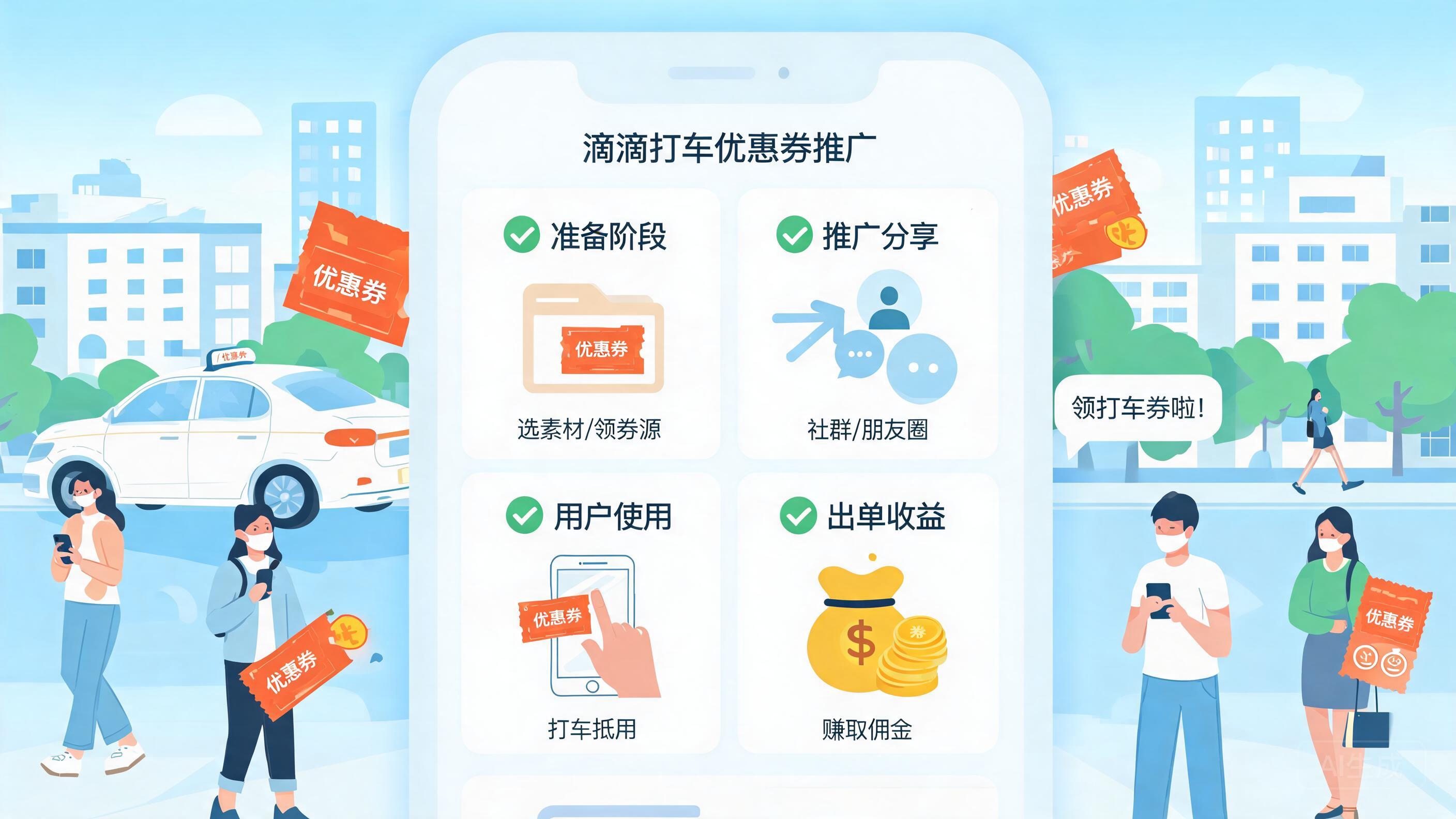 滴滴打车优惠券推广